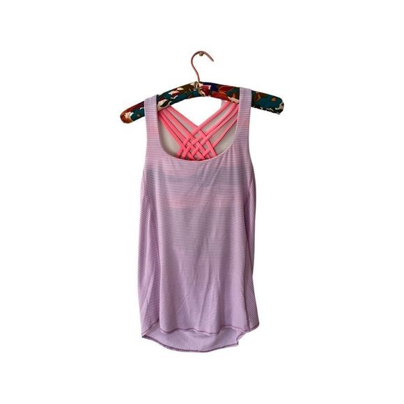 Lululemon Athletica Purple Pink Backless Tank Top - Picture 2 of 8